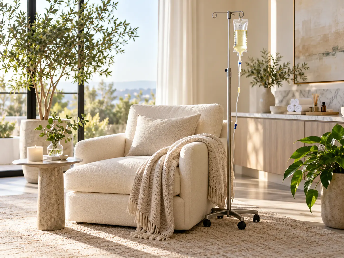 IV Drip Therapy and vitamin infusion room